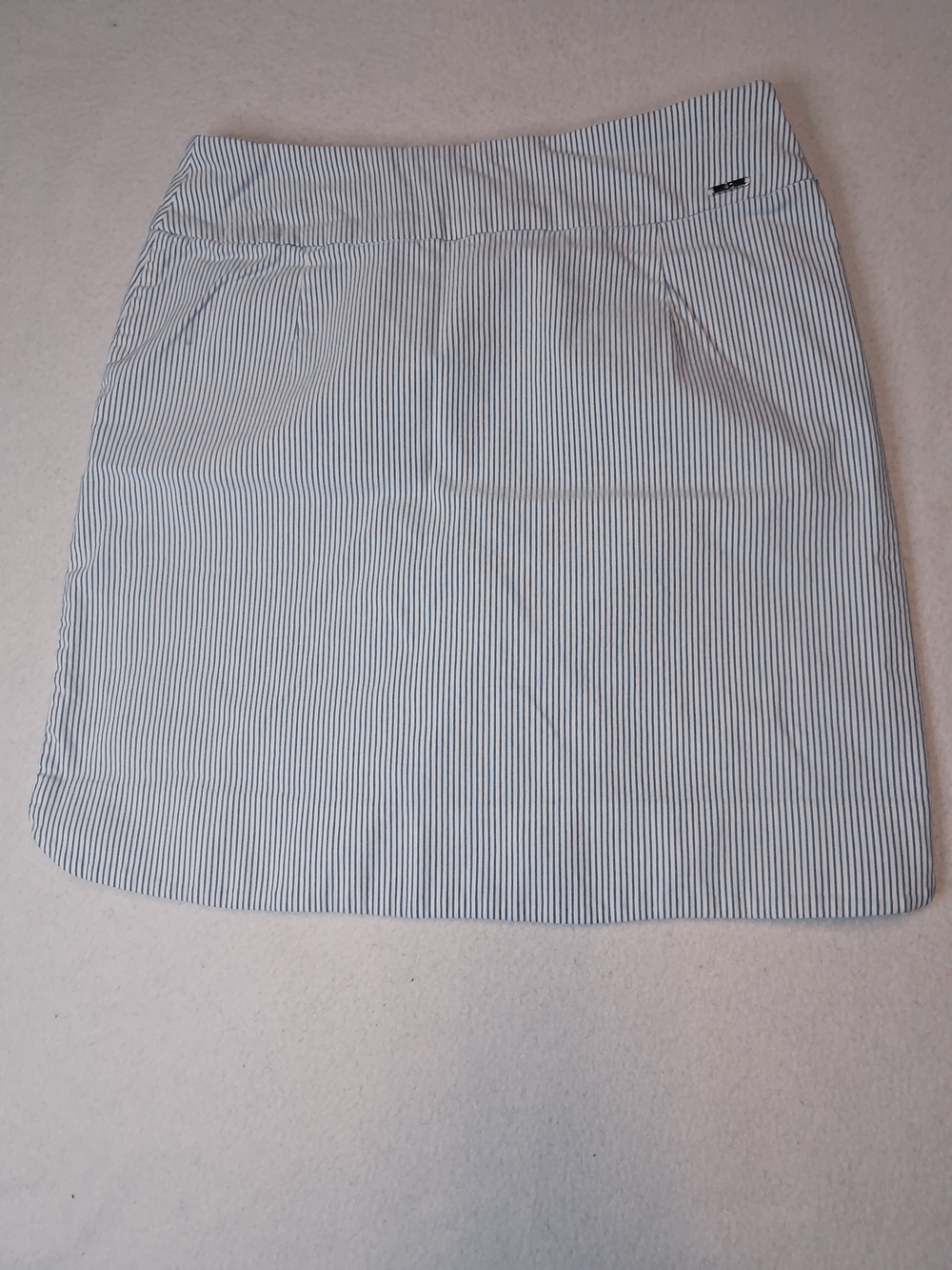 Blue and White Striped Sport Skort  Rayon - Picture 7 of 11